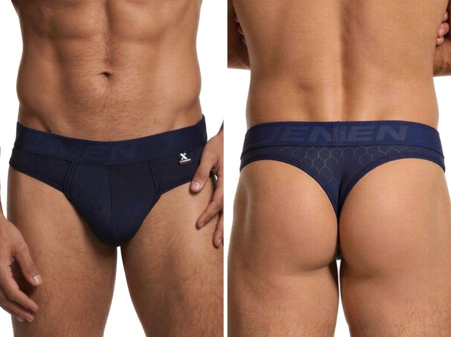 [Xtremen] Microfiber Thongs Dark Blue (91257)